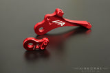 Ti-Hawk // Pattes de cadre en aluminium 7075 (Jeu) Rouge anodisé
