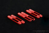 Ti-Hawk // Entretoises d'index d'axe RideDNA en aluminium 6061 (ensemble) anodisées rouges